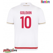 Camiseta AS Monaco Aleksandr Golovin #10 Primera Equipación 2025-26 manga corta